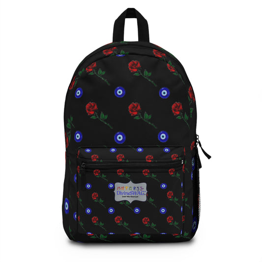 Divinely Loved, Divinely Protected Backpack-Black