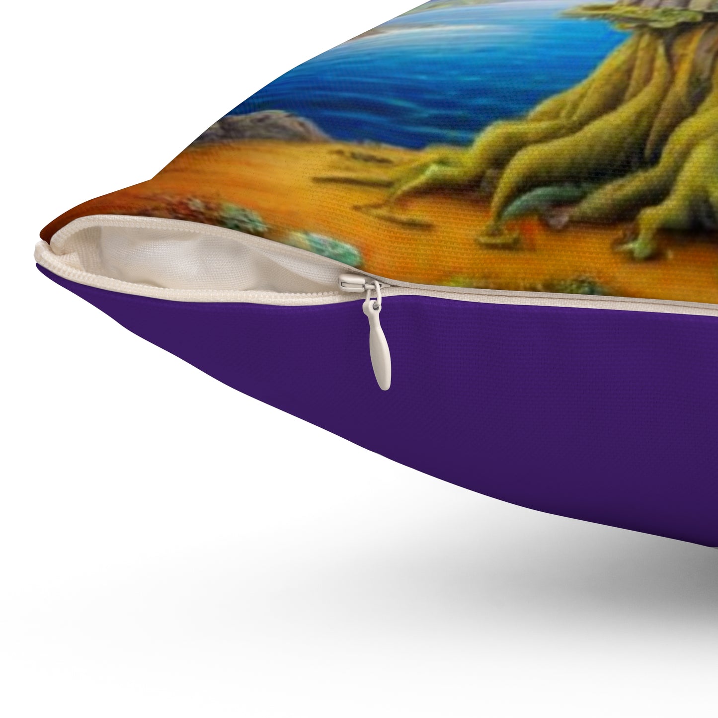 Money Tree Manifestation Pillow-Royal Purple